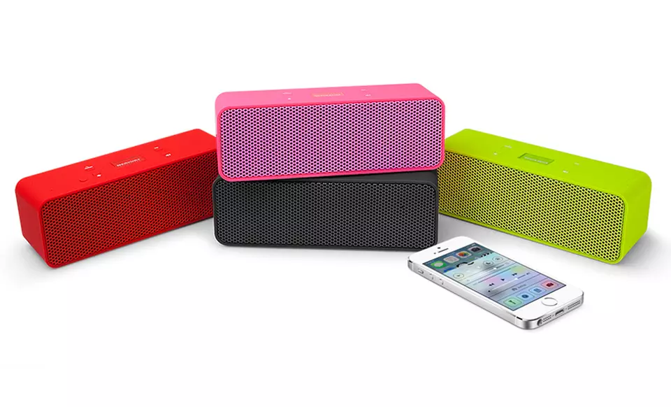 Merkury Innovations RockBox Bluetooth Wireless Speaker with Microphone - Primary Image