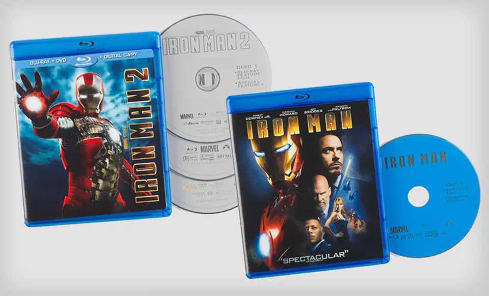 $17.99 for Iron Man 1 or 2 on Blu-ray ($29.99 List Price). Free Shipping. - Primary Image