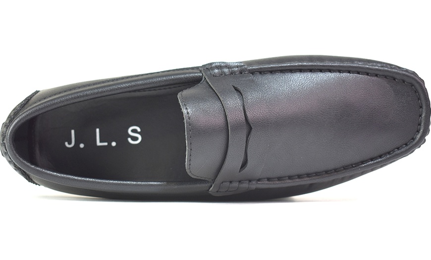 Image 25: Leather Slip-On Shoes