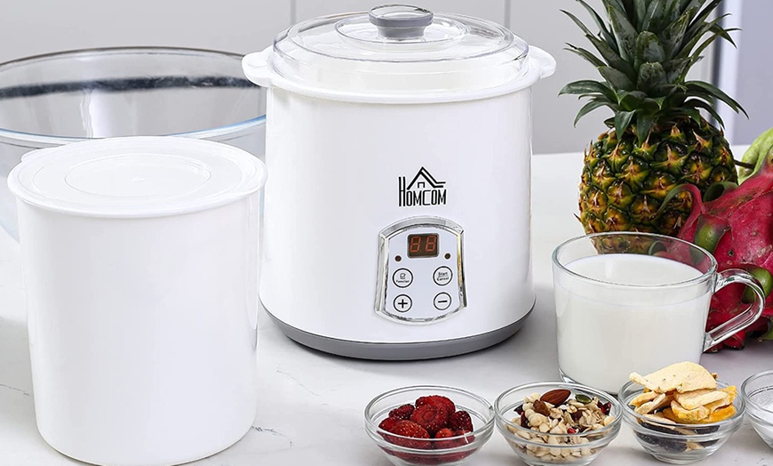 Image 10: HomCom Yogurt Maker