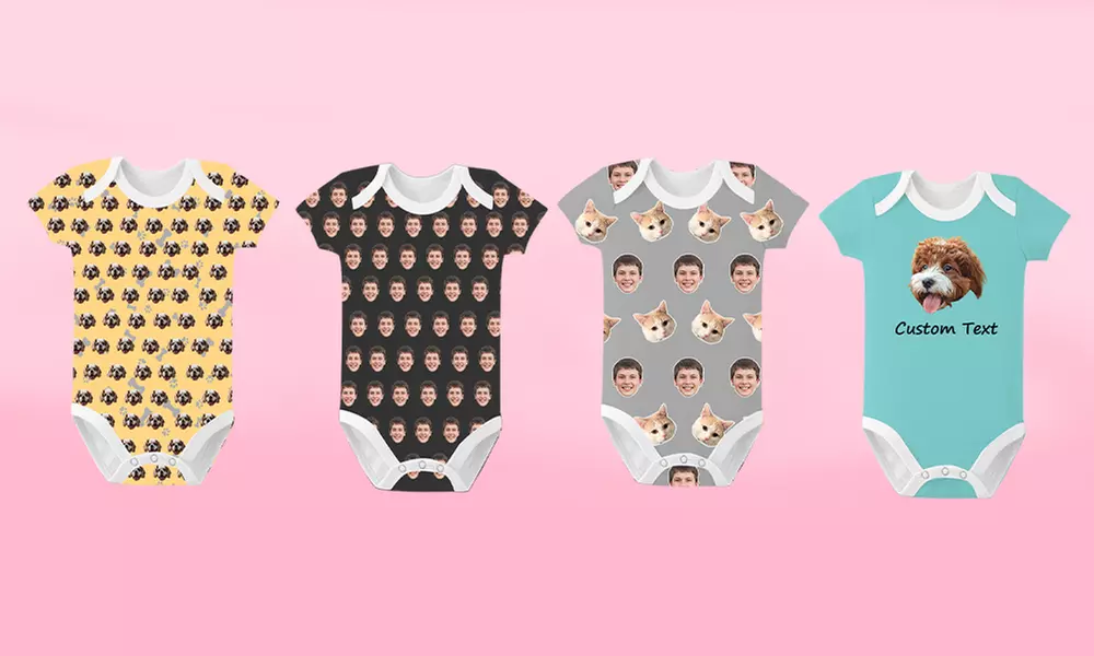 One or Two Custom Baby Jumpsuits from Justyling