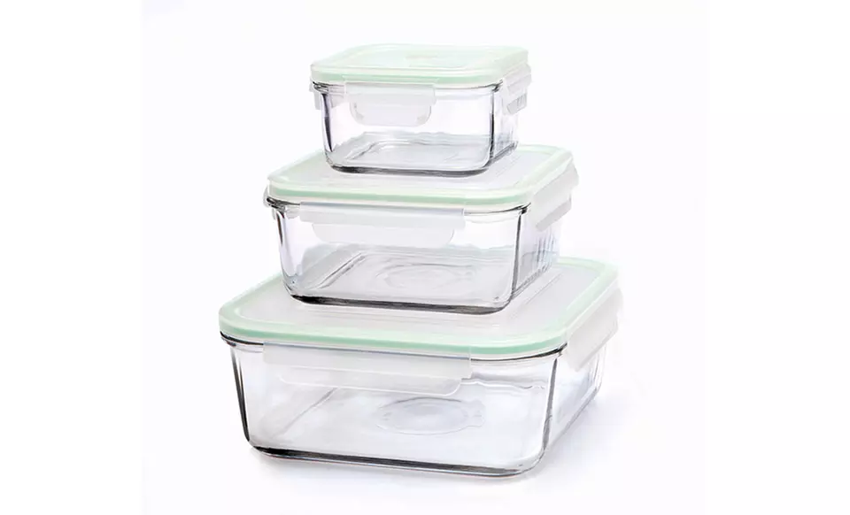 Kinetic Go Green Glasslock Food Storage Set - Primary Image