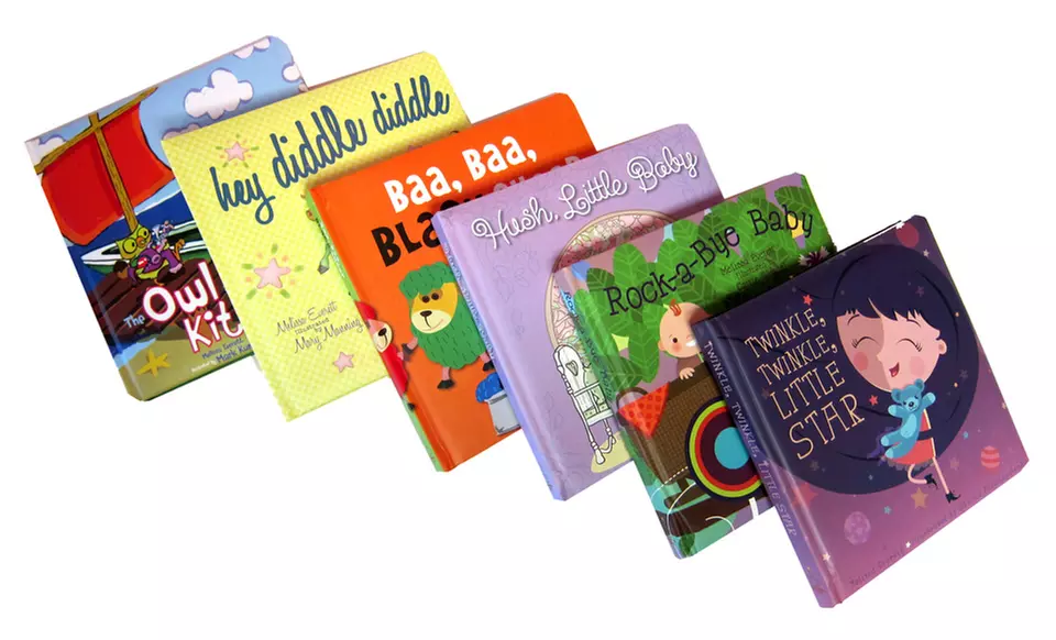 Set of 6 Hardcover Classic Nursery Rhyme Books. - Primary Image