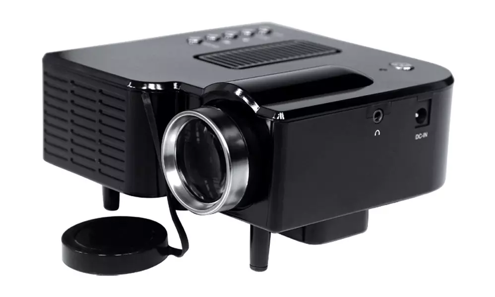 Mini Compact Gaming Projector with 1080p Support and USB/SD Card Reader - Primary Image