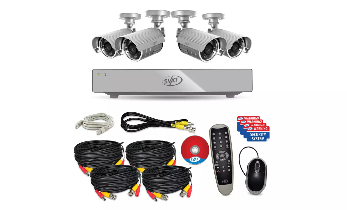 SVAT Smart Security DVR System. Available with 4, 8, or 16 Channels and Cameras from $159.99-$329.99. - Primary Image