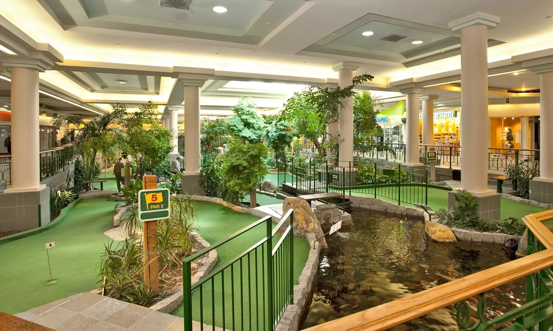 Two Rounds of Mini Golf for Two Adults Market Mall Mini Golf (48% Off)  - Primary Image