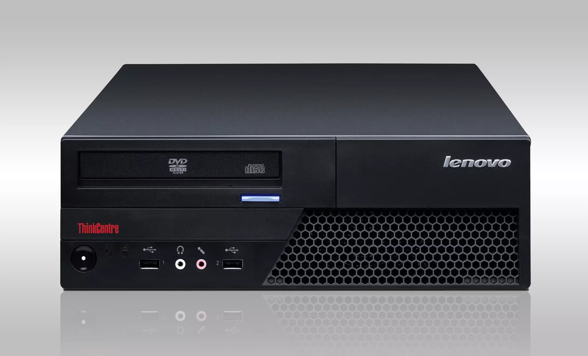 Lenovo M70 Compact PC with Intel Core 2 Duo E8400 Processor, 4GB RAM, and 250GB Hard Drive (Refurbished) - Primary Image