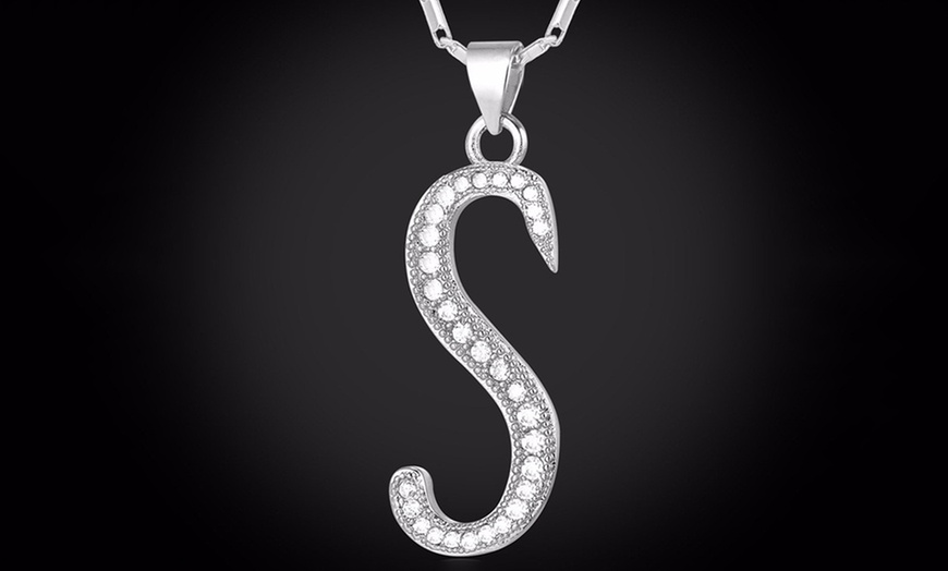 Image 20: Alphabet Pendant with Chain