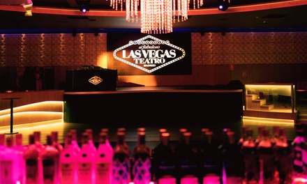 Cena y espectáculo para 2 personas con primer y segundo plato, postre y bebida por persona - Teatro Las Vegas