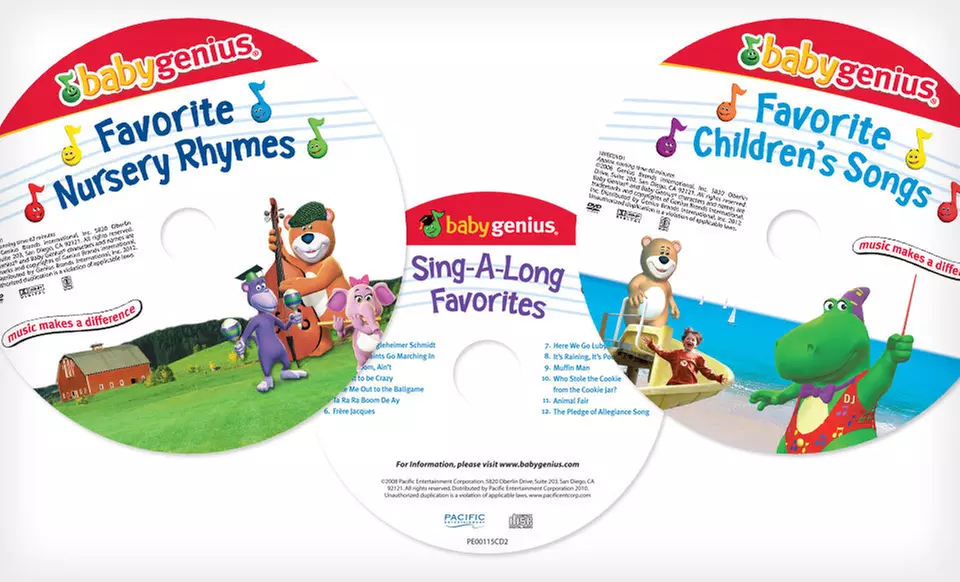 $25 for a Baby Genius Five-Disc DVD Set ($49.90 List Price). Free Shipping and Free Returns. - Second Medium