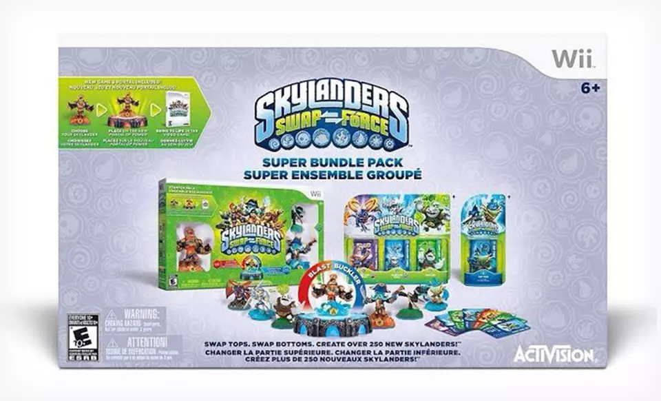Skylanders SWAP Force Super Bundle with Game, Figures, and More for Wii, PlayStation 3, or Xbox 360. Free Returns. - Second Medium