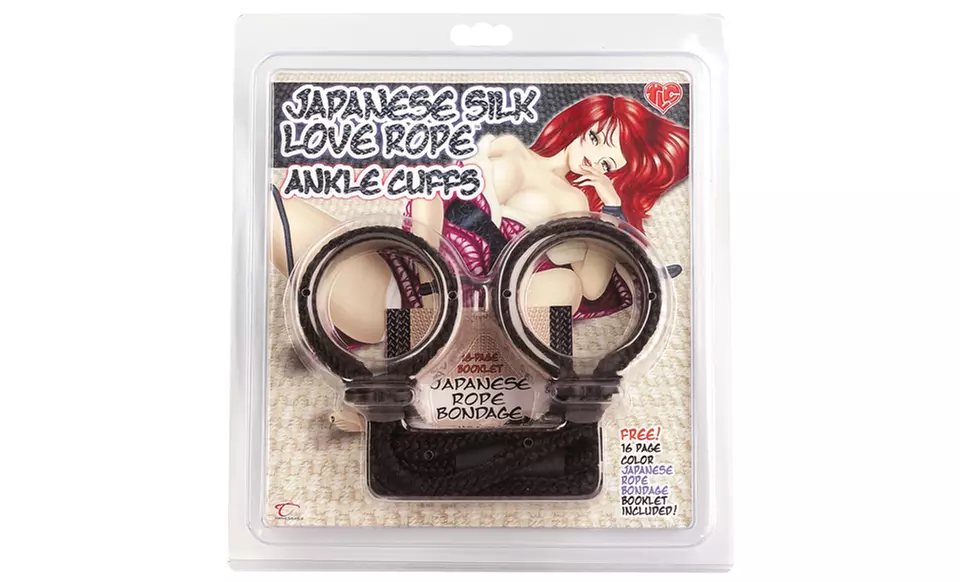 Japanese Love﻿ Cuffs in Black or Purple - Second Medium
