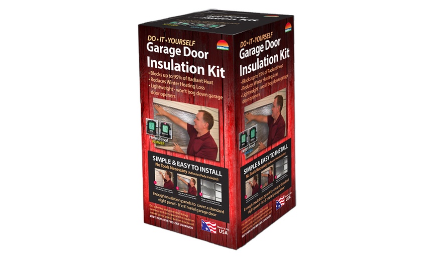 reach garage door insulation kit