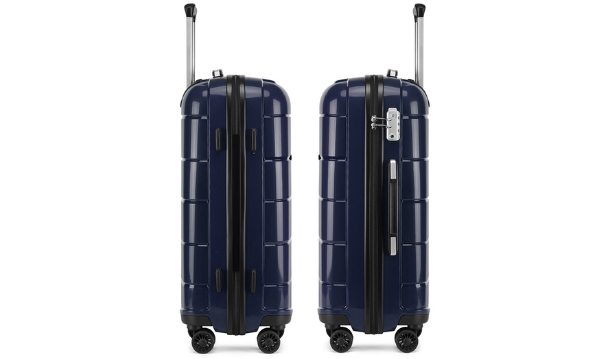 Image 11: Kono Hard Shell PP Suitcase or Set