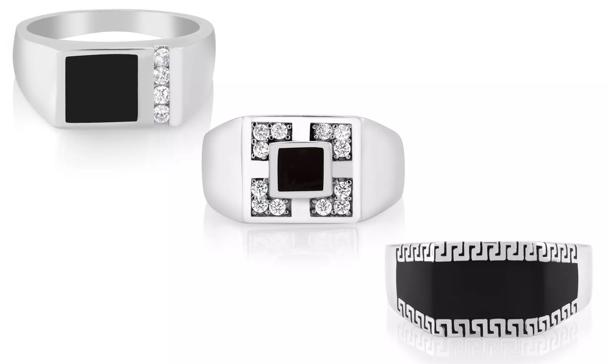 Men's Onyx Rings - Primary Image