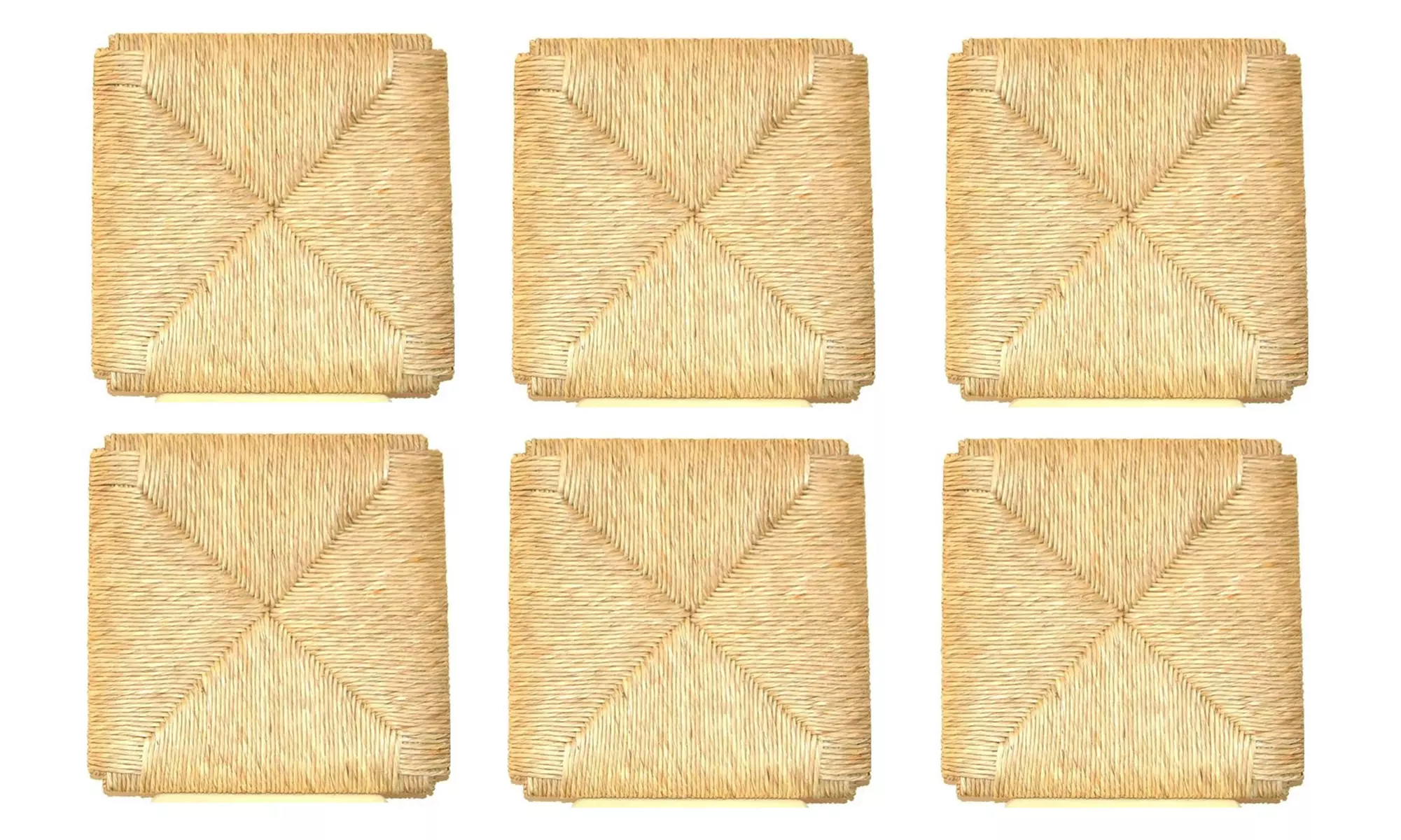 Fino a 6 ricambi per seduta in paglia naturale per sedia Sigfrido