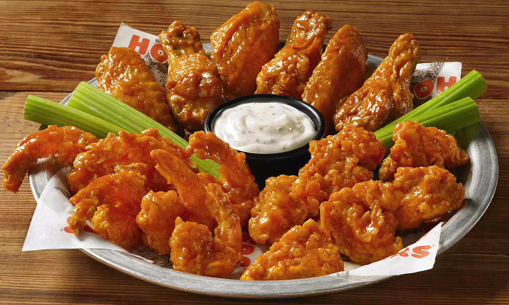 $25 for $40 Worth of Food and Beverages for Two During Lunch or Dinner at Hooters in West Covina - Primary Image
