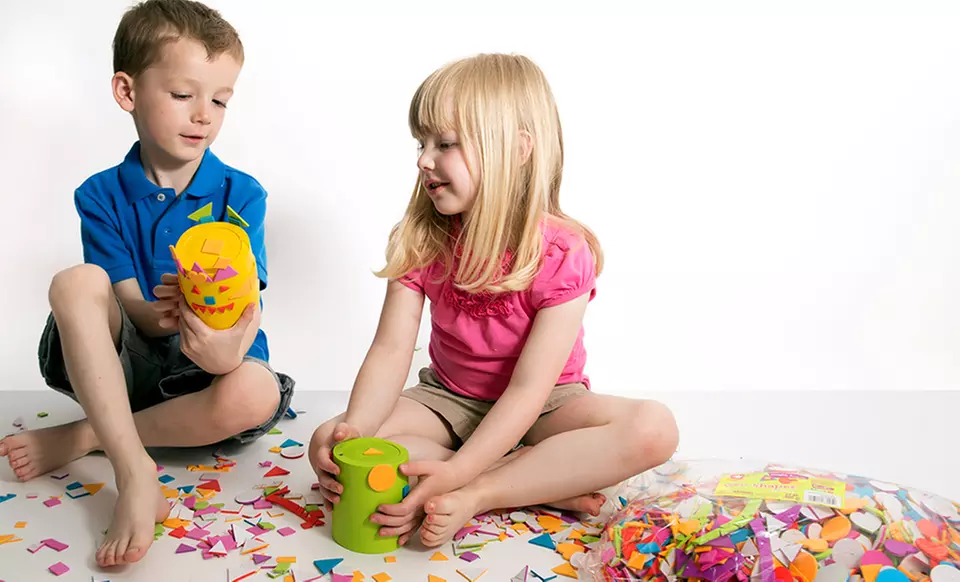 24 Oz. Bag of Creative Hands Foam Letter Stickers, Shapes, or Beads - Primary Image