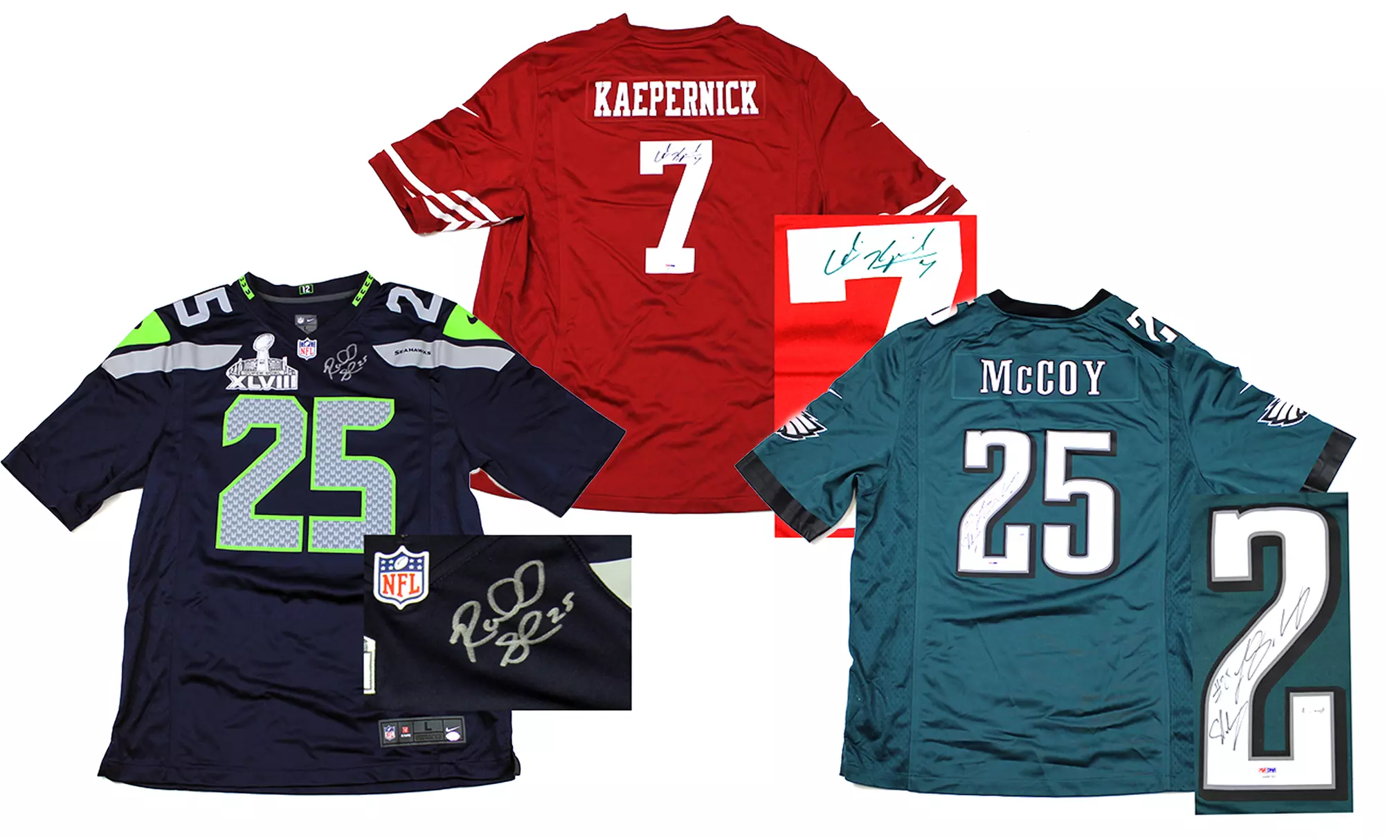 Autographed NFL Player Jerseys from $64.99–$849.99 - Primary Image