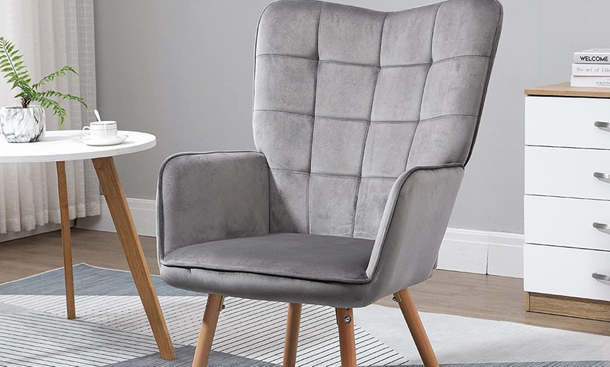 Image 88: HomCom Accent Chair