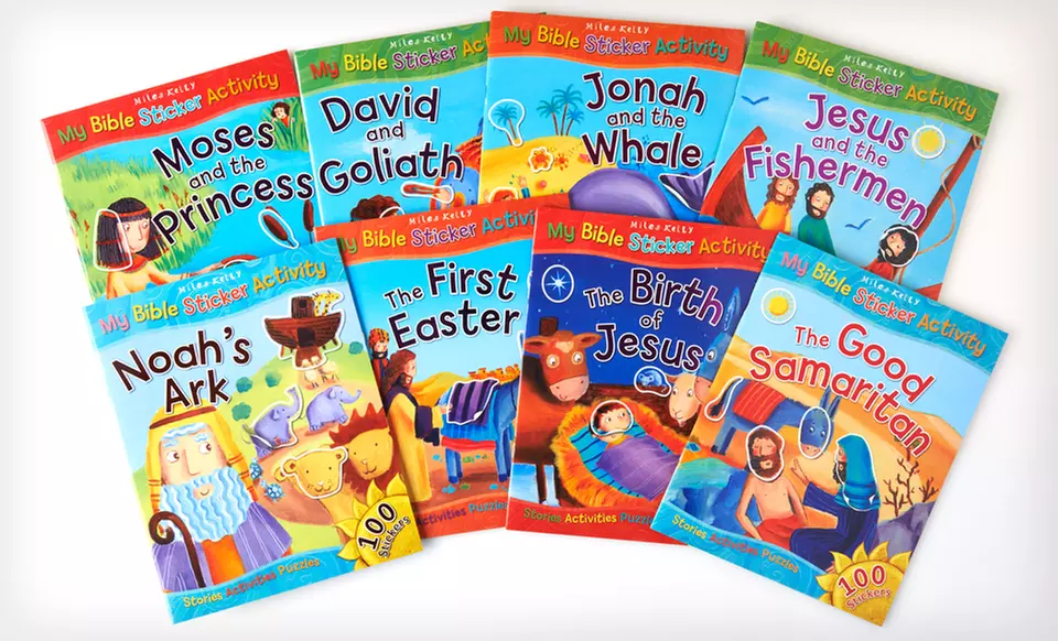 $19.99 for a My First Bible Sticker Activity-Book Bundle ($47.92 List Price). Free Shipping. - Primary Image