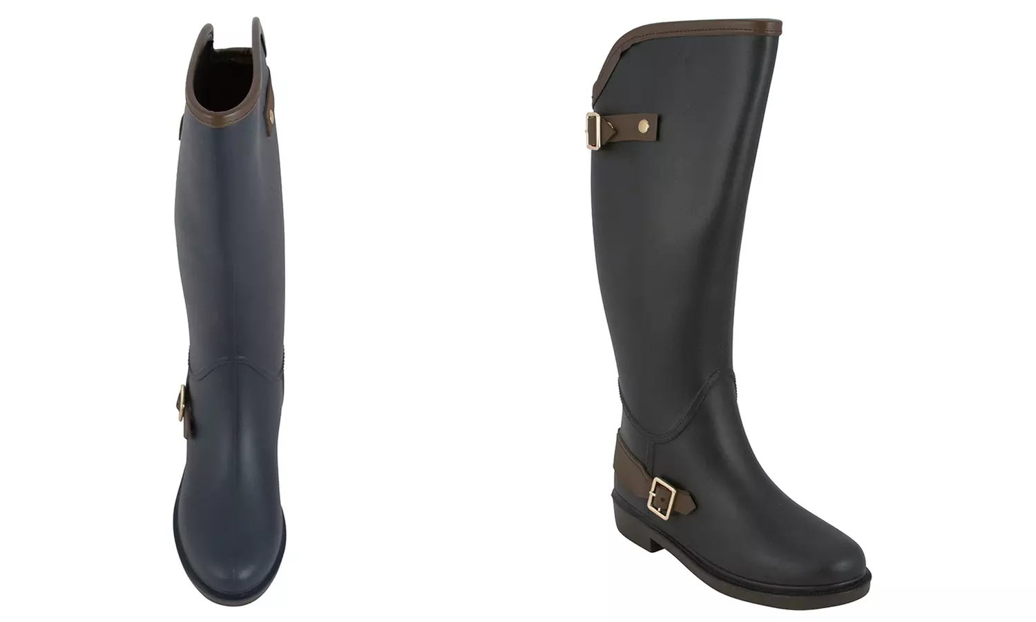 Modern Rush Clair Women's Two-Buckle Rain Boots (Size 9) - Primary Image