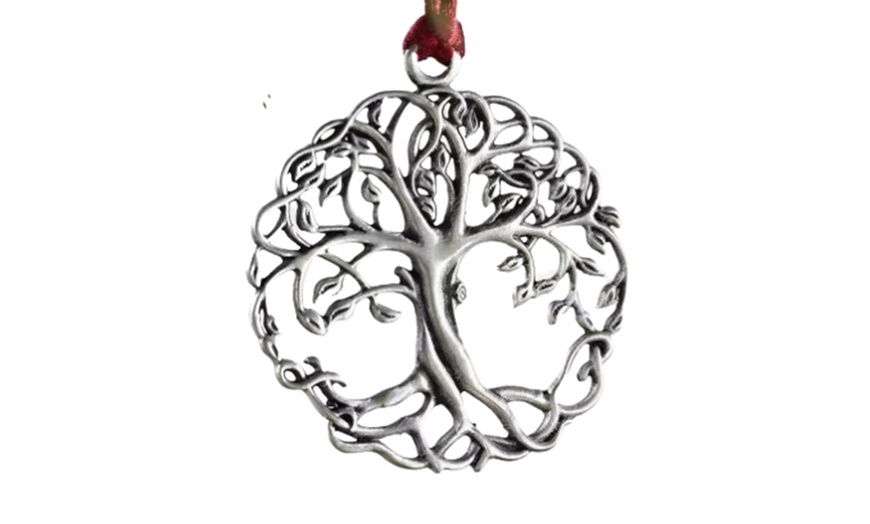 Image 8: Christmas Hanging Metal Ornament Tree Decorations