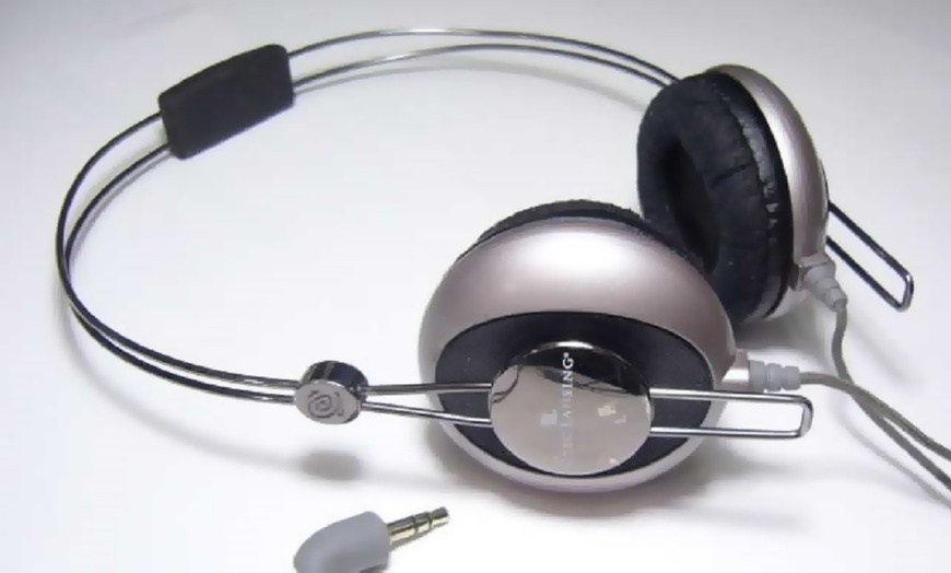 Image 2: Altec Lansing Titanium Headphones