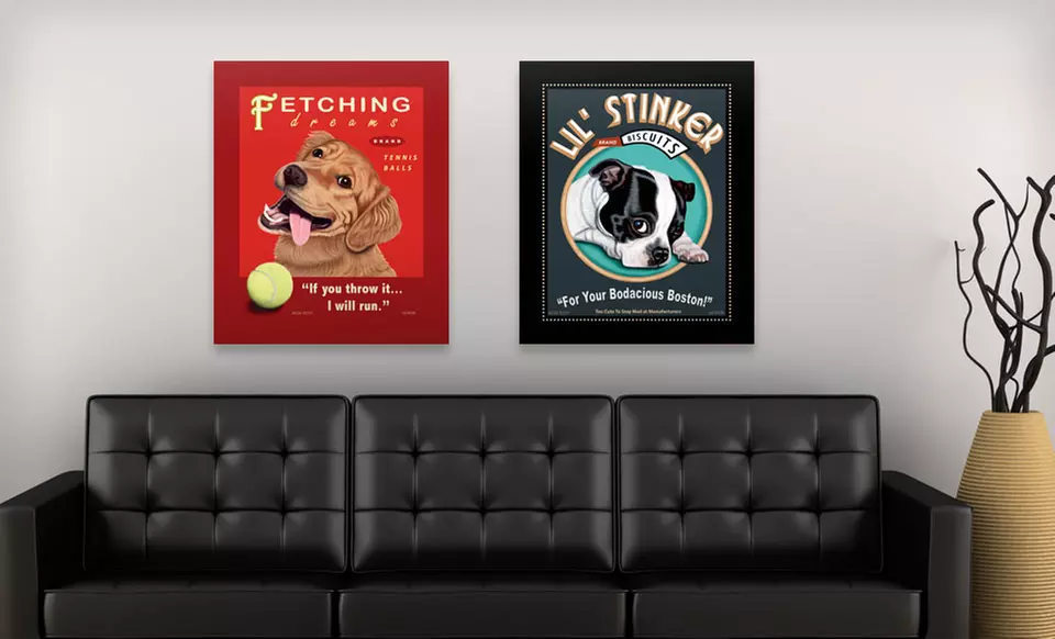 $39 for 16”x20” Retro Pet Art Gallery-Wrapped Canvas ($140 List Price). 25 Options Available. Free Shipping and Returns. - Primary Image