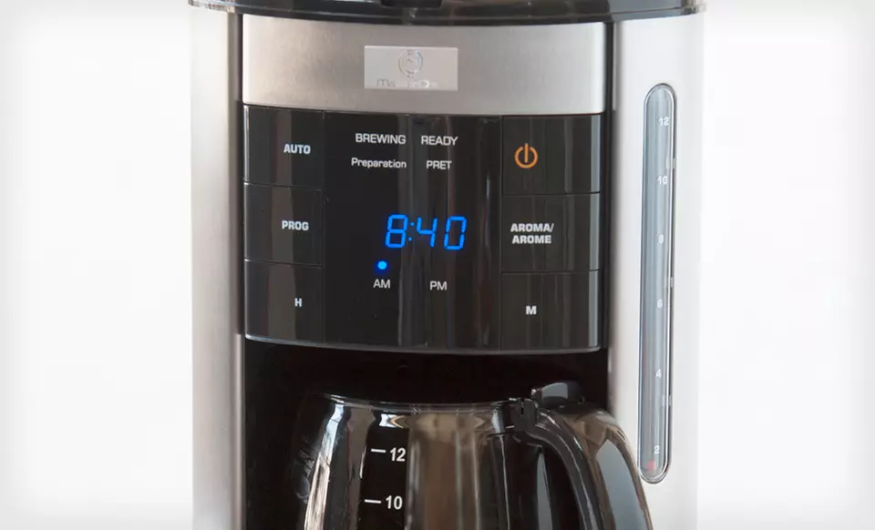 $39.99 for MasterChef 12-Cup Programmable Digital Coffee Maker ($69.99 List Price). Free Shipping and Returns. - Second Medium