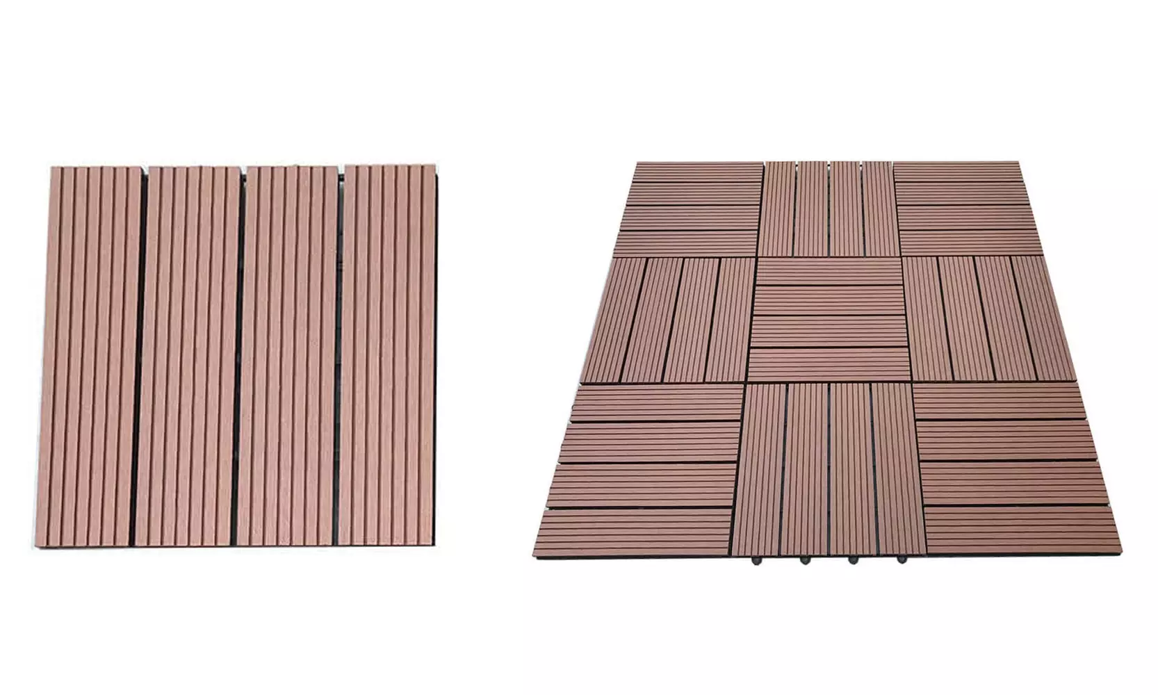 Home Deluxe WPC-Holzfliesen