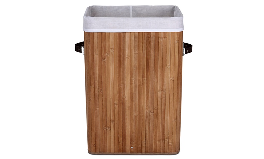 Image 9: Bamboo Laundry Basket