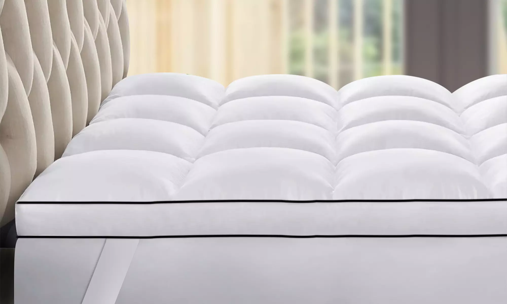 Polax topper in piuma d'oca