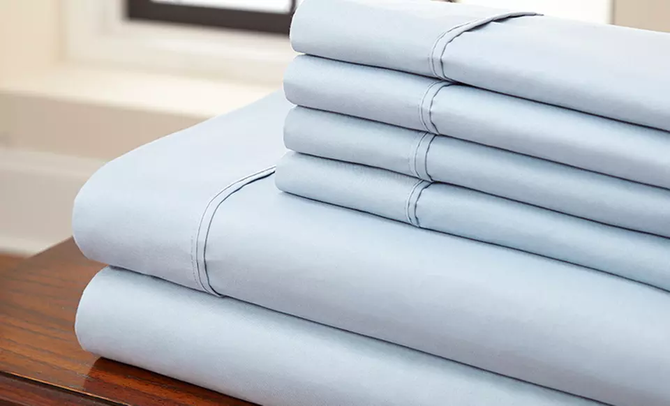 1,200-Thread-Count New Season 100% Pima Cotton Queen or King 4-Piece Sheet Sets - Primary Image