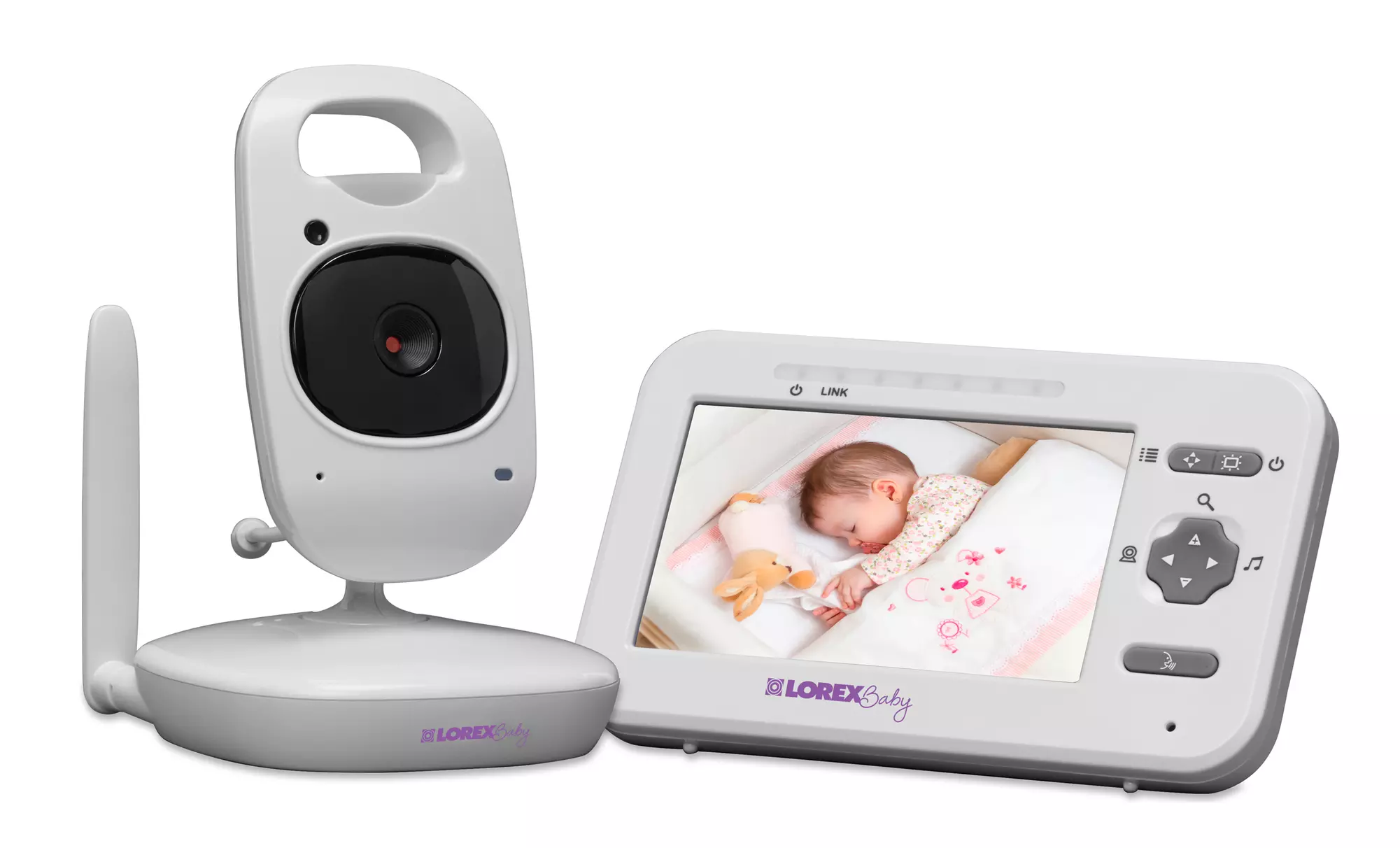 Lorex SweetPeep Max 4.3 Monitor w/ Lullabies & Temp - Primary Image