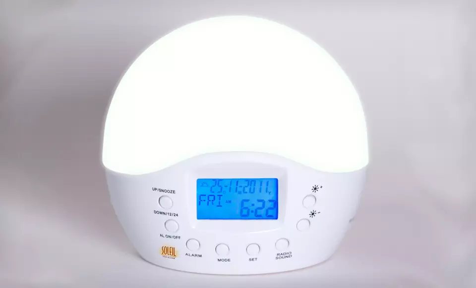 $40 for a Soleil Sun Alarm-Clock Radio ($89.99 List Price). Free Shipping and Free Returns. - Second Medium