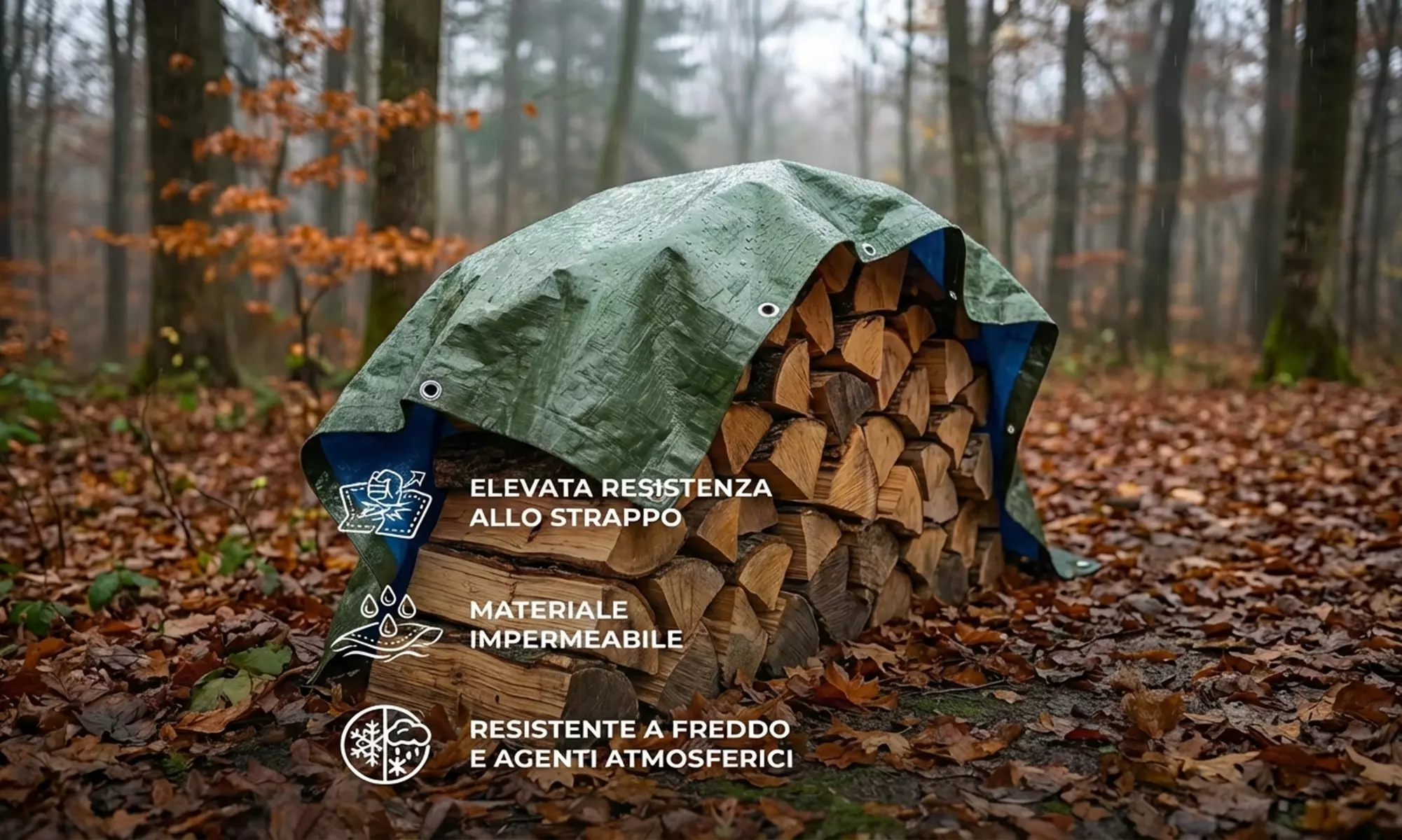 Wasserfeste, reißfeste Plane