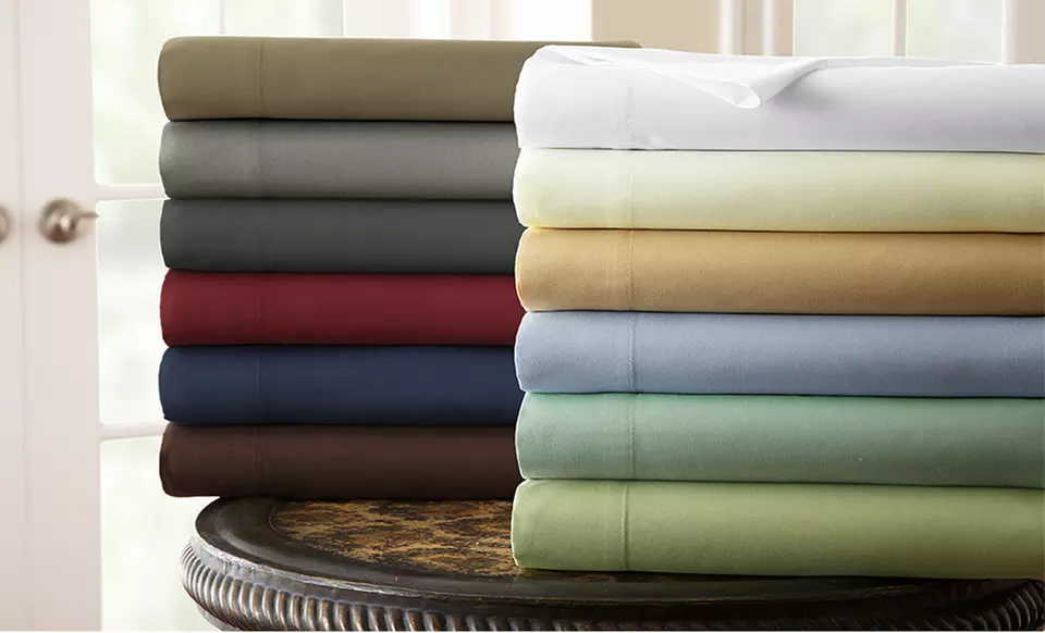 The Hotel Collection by PCT Microfiber Sheet Set - Primary Image