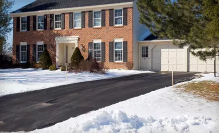 Three or Six Sessions of Snow Removal with One Bag of Ice Melt from Monster Aeration (Up to 55% Off) - Primary Image