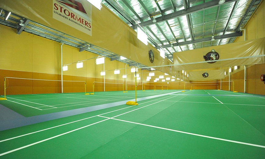 Image 2: Badminton Court + Racquet Hire