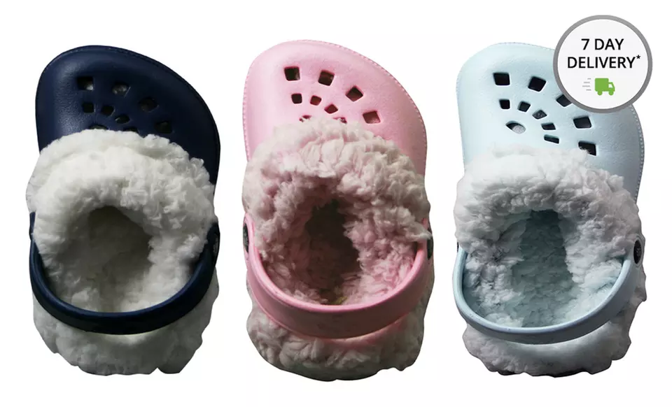 DAWGS Kids Fleece Clogs. Multiple Styles Available. Free Returns. - Primary Image