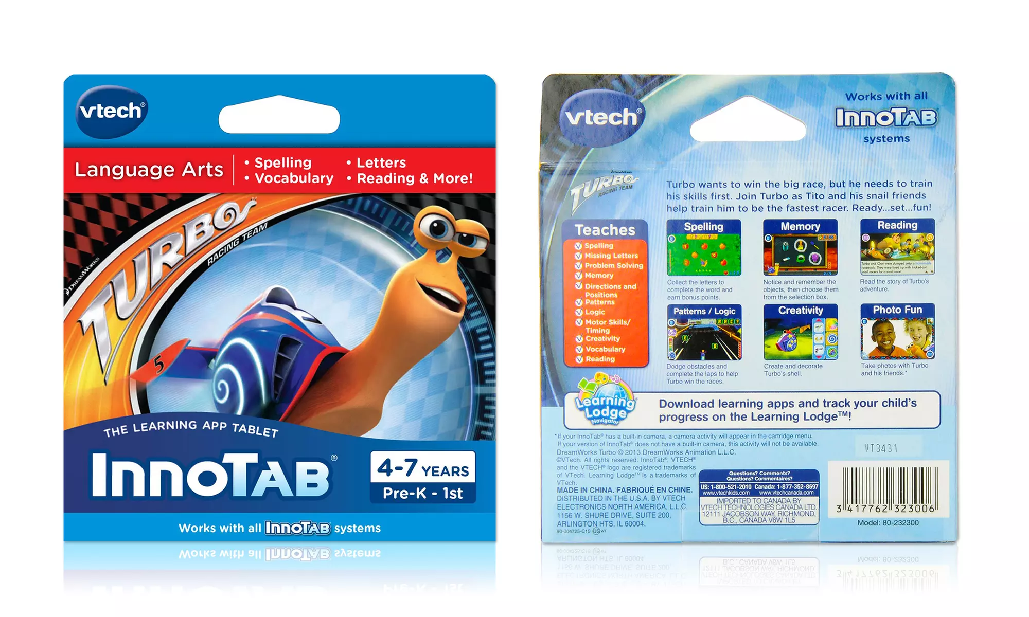 VTech InnoTab Turbo Educational Software - Primary Image