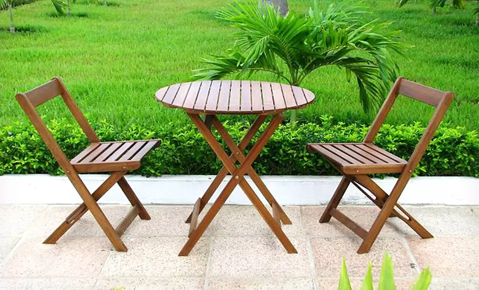 $89.99 for a Merry Products Stained Outdoor Bistro Set ($179.99 List Price). Free Shipping and Free Returns. - Primary Image
