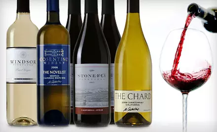 $49 for Six Bottles of Premium Wine in a Mixed Assortment ($119 List Price). Does not ship to AK, AL, AR, DE, HI, KY, MA, MS, MT, OK, RI, SD, UT, Canada, or Puerto Rico. - Primary Image