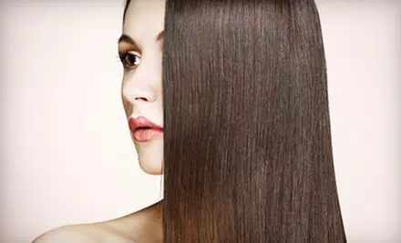 Pure Brazilian Hair-Smoothing Treatment with Optional Haircut at Bare Beauty (Up to 61% Off)    - Primary Image