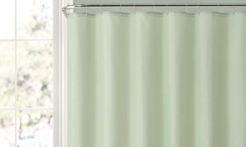 72"x72" Fabric Suction-Cup Waterproof Shower-Curtain Liner - Primary Image