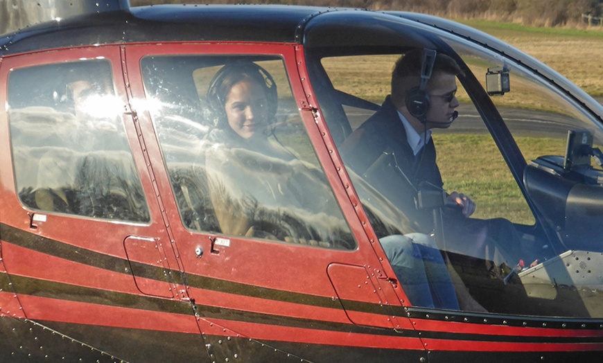 Image 3: Helicopter Flying Experience for two