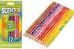 1 ou 2 paquets de 8 ou 12 crayons de couleur parfumés de la marque Scentos - Second Medium