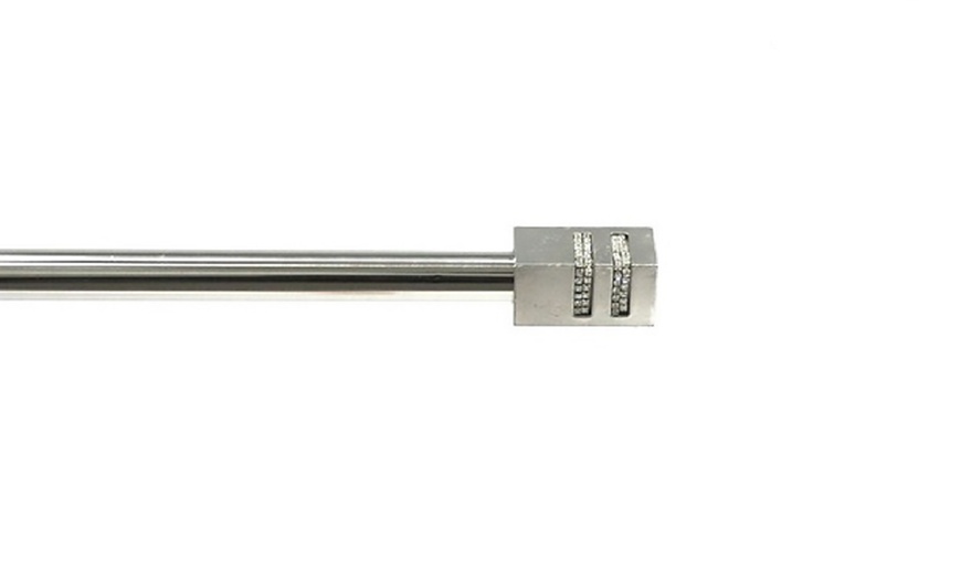 Image 3: Expandable Metal Curtain Rail