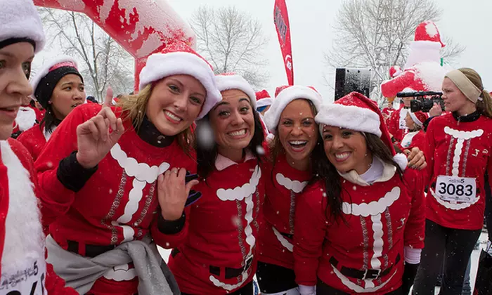 Santa Hustle 5K, Half Marathon or Kid's Rudolph Run Registration Package at Santa Hustle (Up to 60% Off) - Second Medium